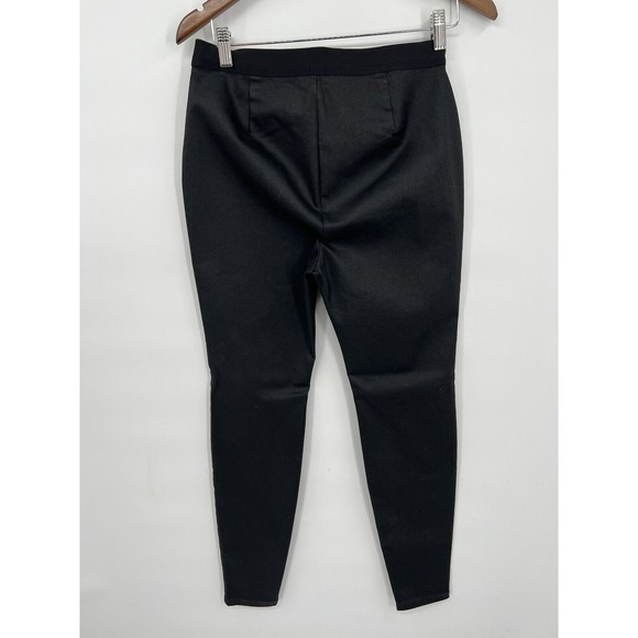 EILEEN FISHER‎ Women's Black Pull-On Casual Stretch  Pants Elastic Waist Size S - Picture 3 of 4